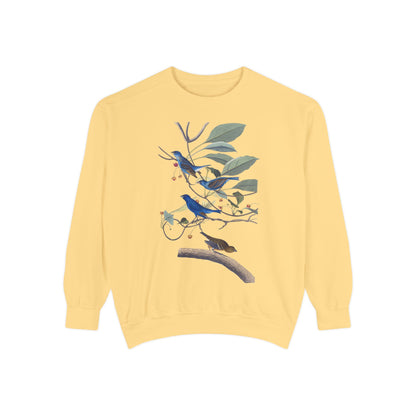indigo birds unisex sweatshirt
