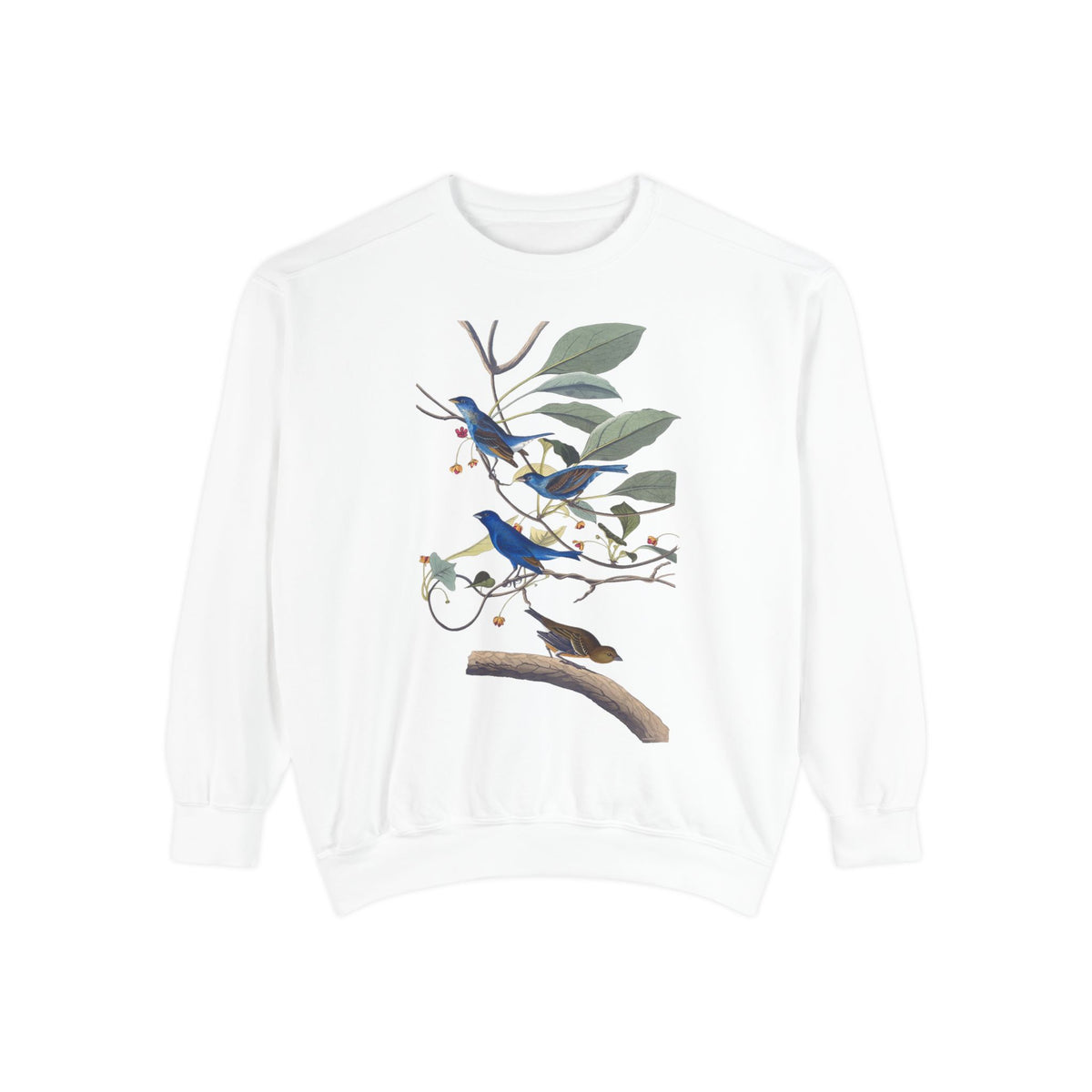 indigo birds unisex sweatshirt
