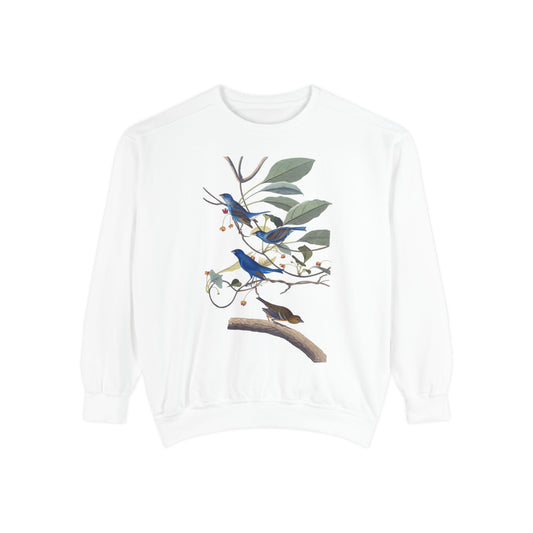 indigo birds unisex sweatshirt