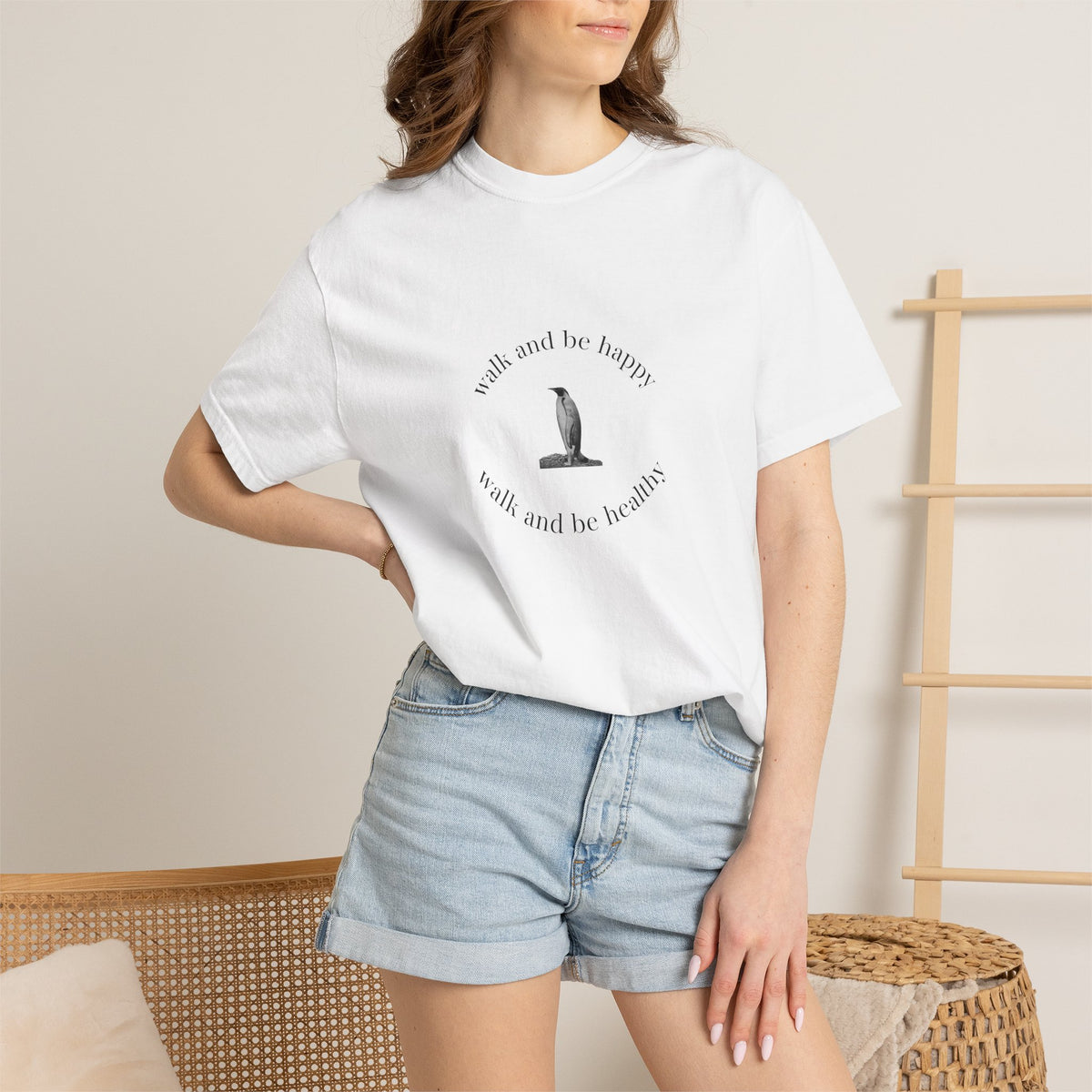 penguin walk quote unisex tee