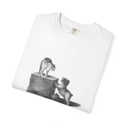 cat and dog unisex tee