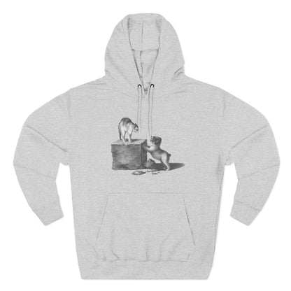 cat and dog unisex hoodie