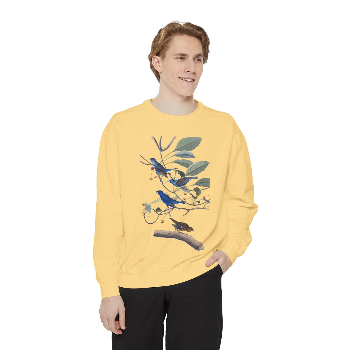 indigo birds unisex sweatshirt