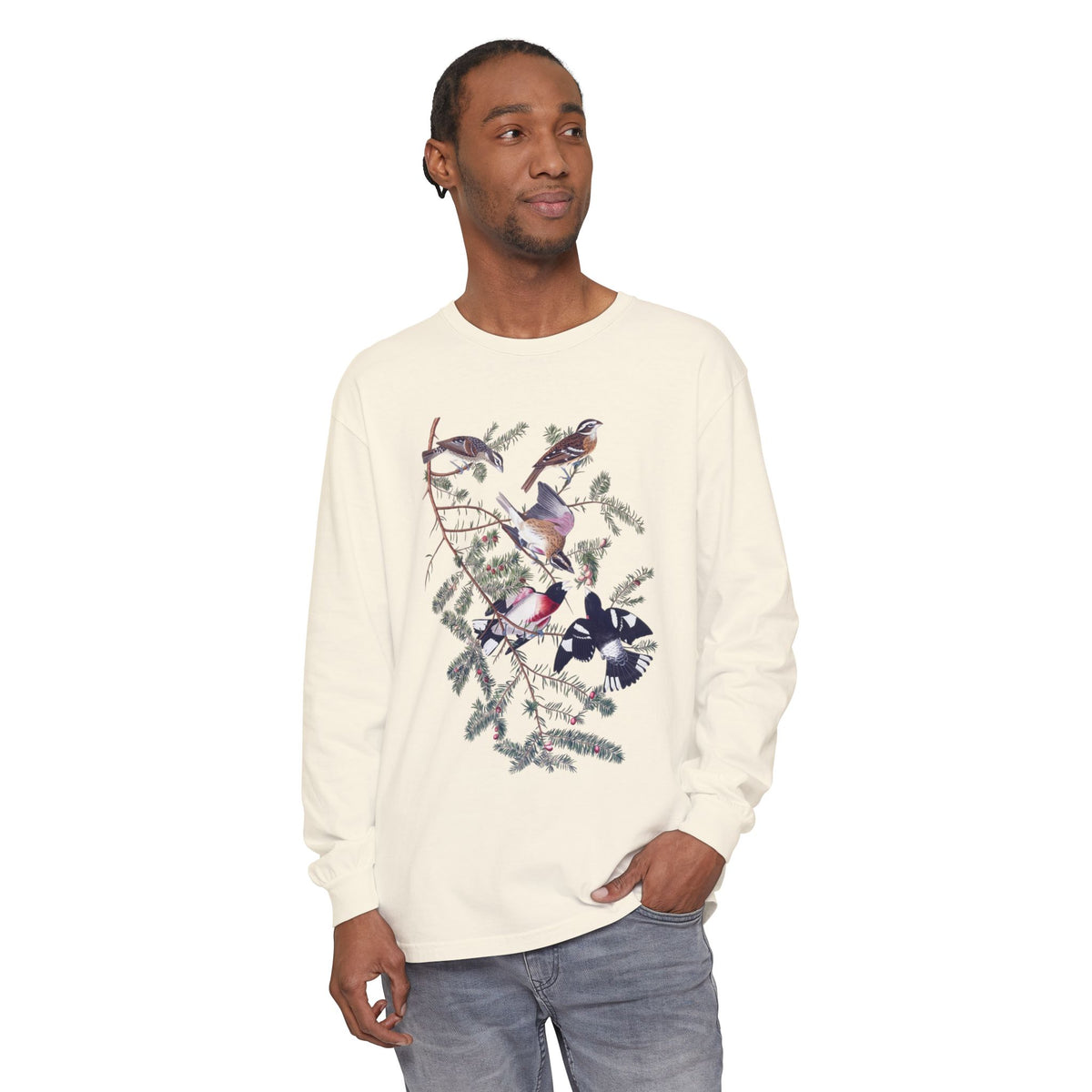 grosbeak unisex long sleeve tee