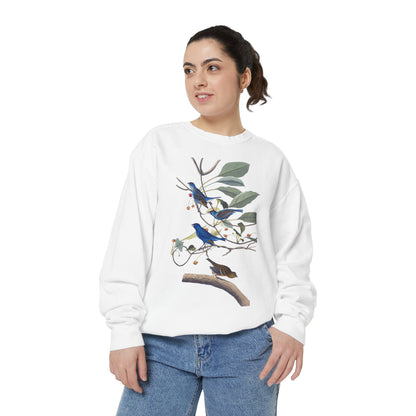 indigo birds unisex sweatshirt