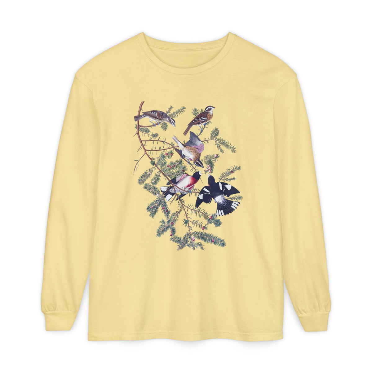 grosbeak unisex long sleeve tee