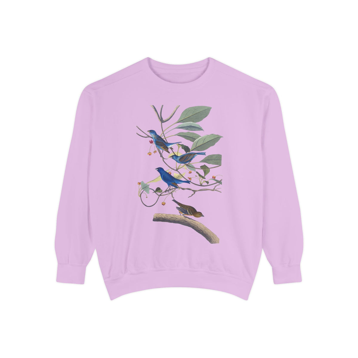 indigo birds unisex sweatshirt